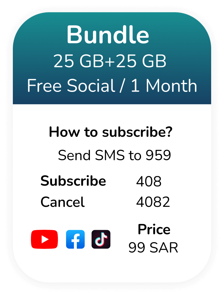 Prepaid Bundles Zain KSA